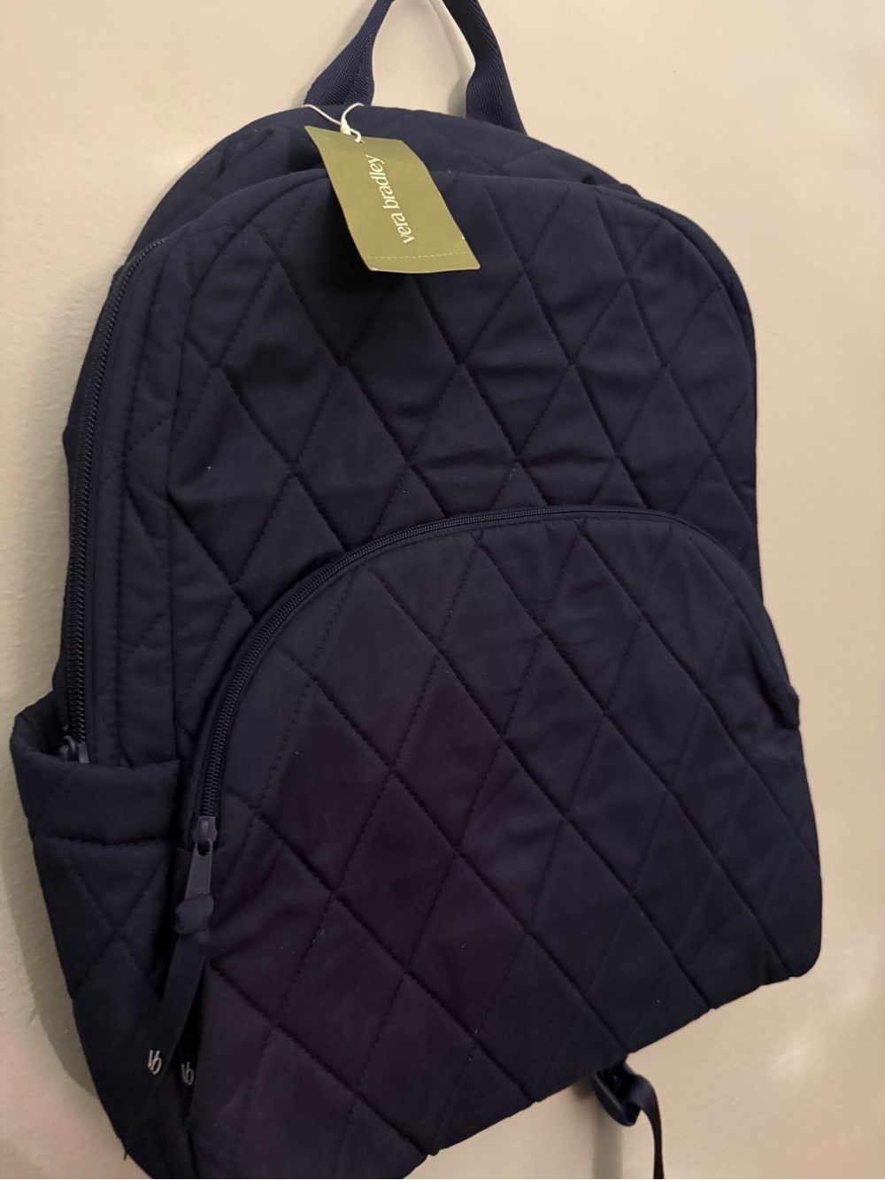 Vera Bradley Navy Quilted Backpack